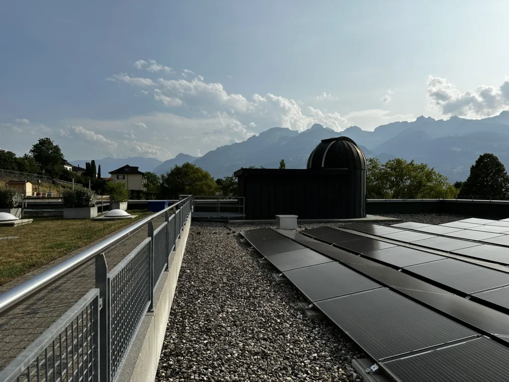 Kuppel der Sternwarte Schaan